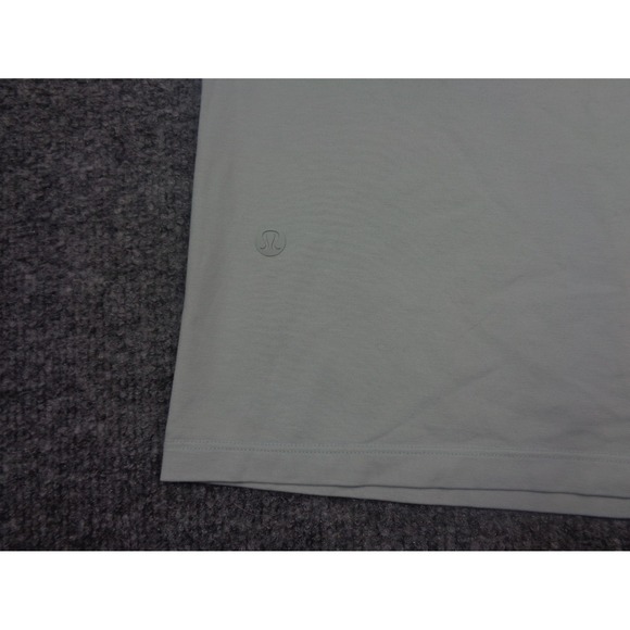 Lululemon Shirt Mens L Light Blue Fundamental Tee Long Sleeve Stretch Athletic - Picture 5 of 10